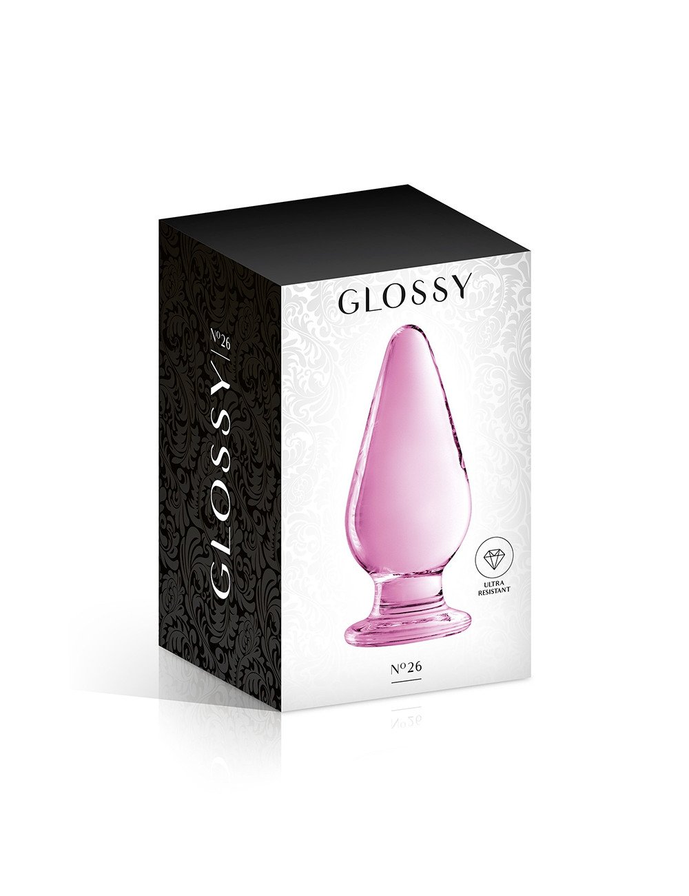 Plug anal verre Glossy Toys n° 26 Pink