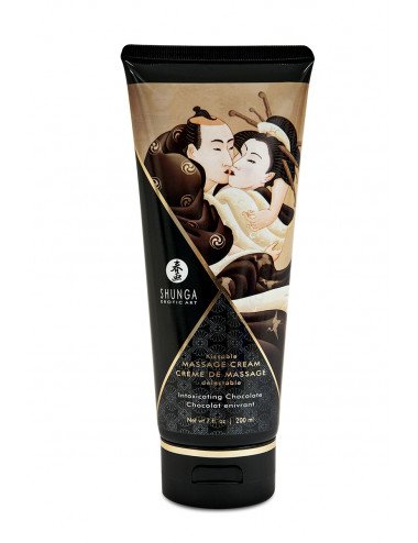  Crème de massage délectable chocolat enivrant -  Shunga