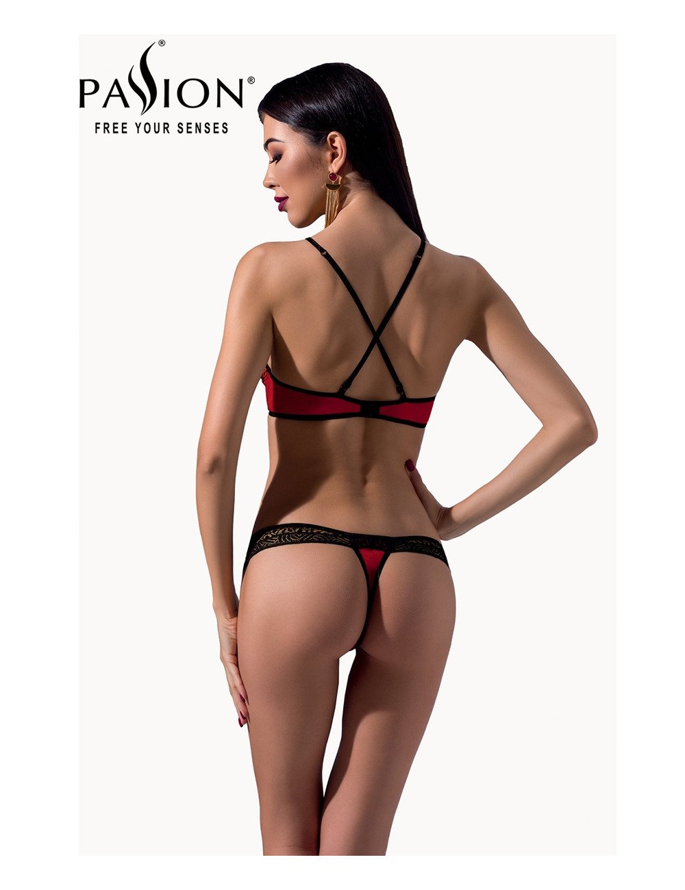 Ensemble Scarlet Bikini rouge - Passion