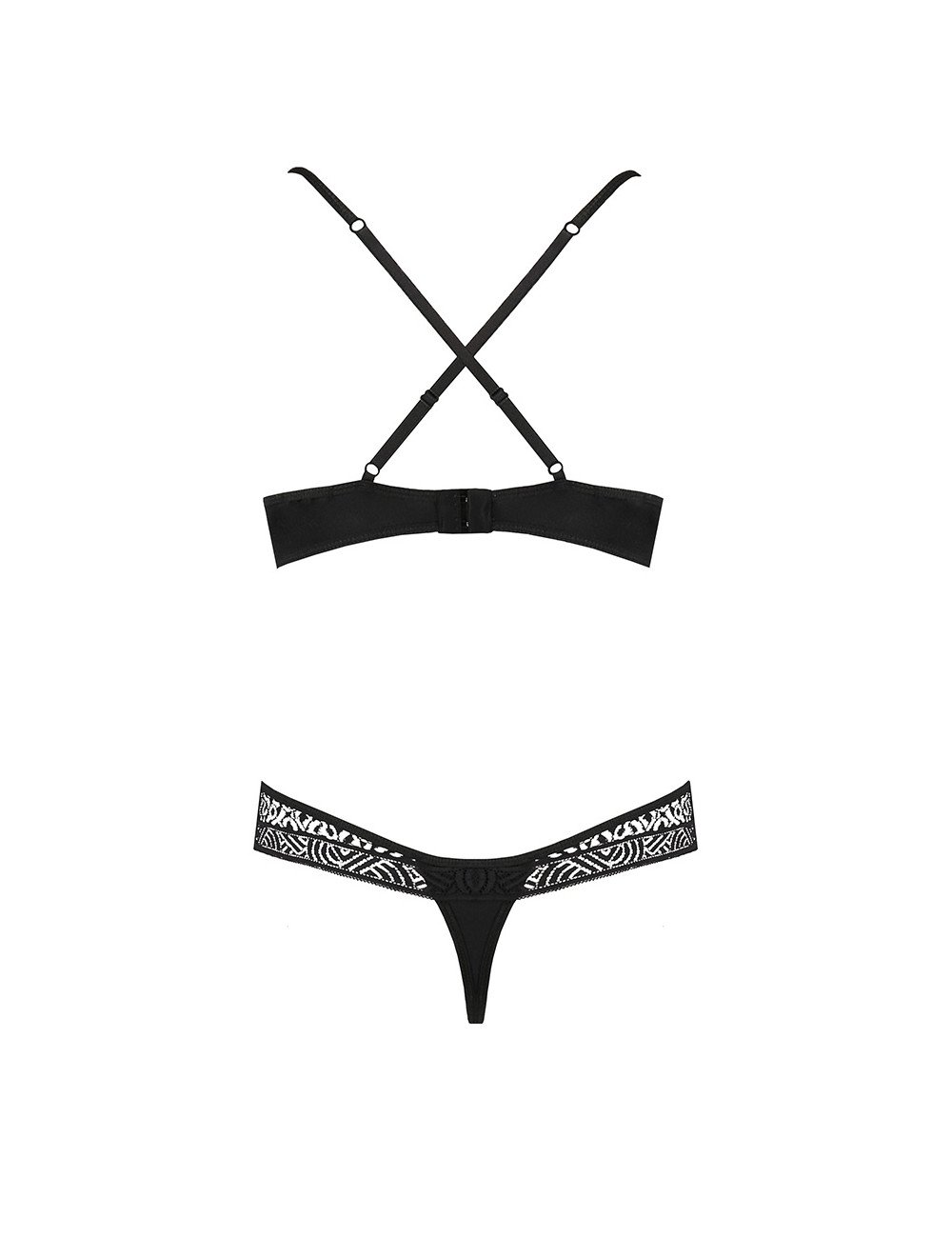 Ensemble Scarlet Bikini noir - Passion