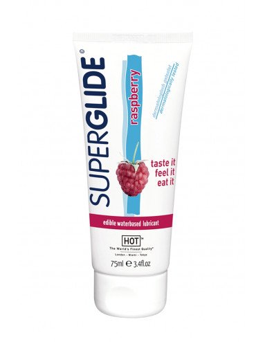 Lubrifiant Comestible SuperGlide framboise - HOT