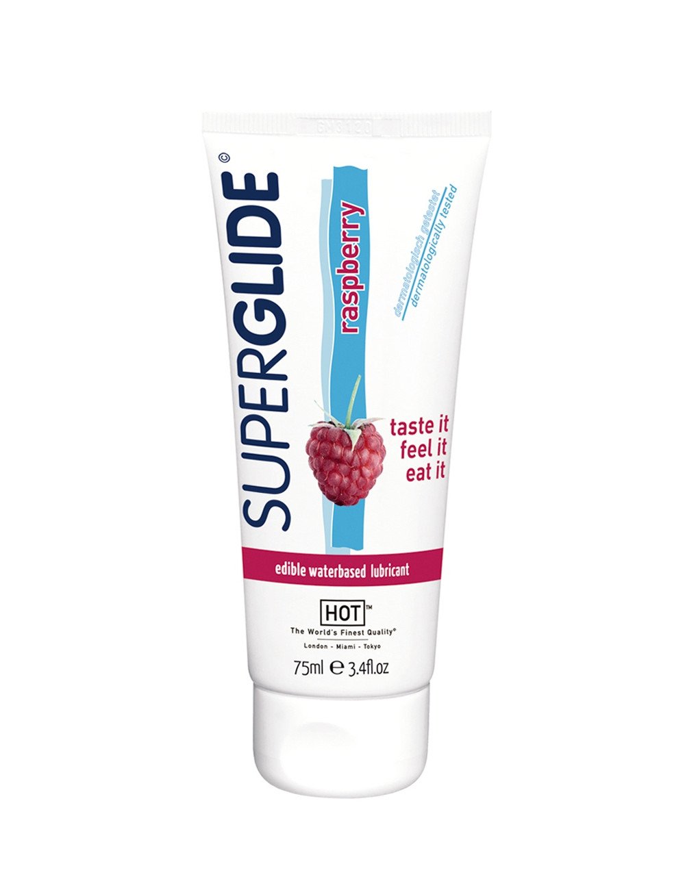 Lubrifiant Comestible SuperGlide framboise - HOT