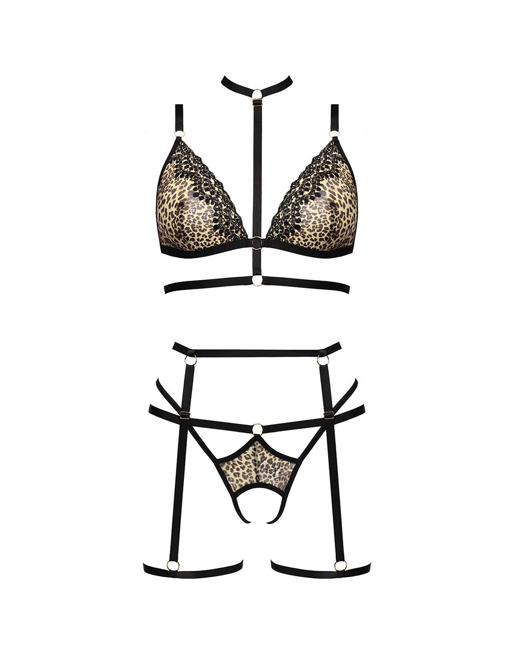 Ensemble harnais et lingerie Cozmo