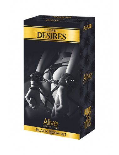 Kit BDSM Secret Desires noir - Alive