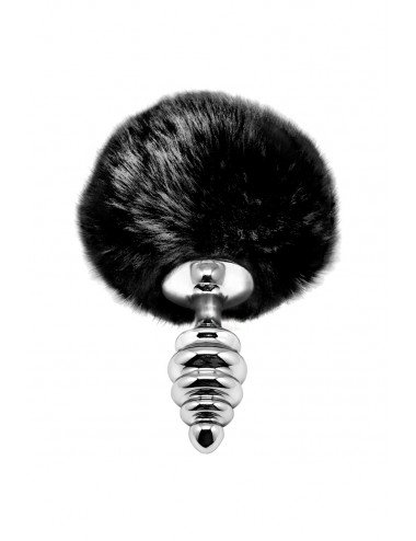 Plug métal Fluffy Twist S noir - Alive