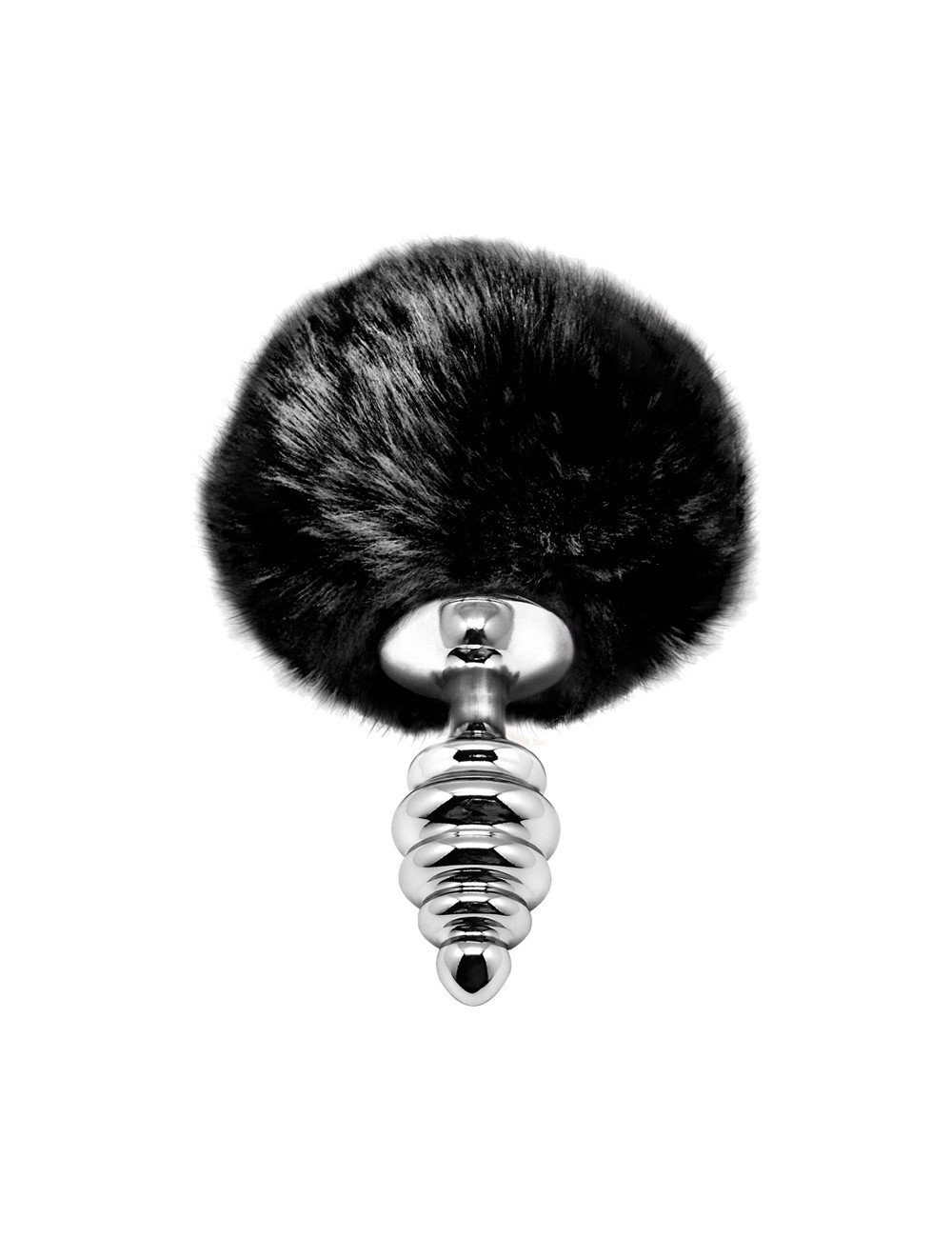 Plug métal Fluffy Twist S noir - Alive