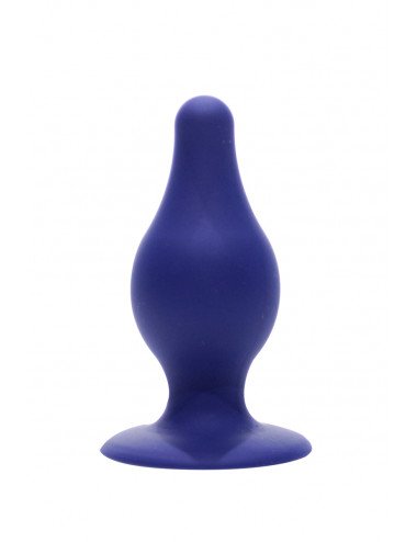 Plug anal double densité bleu 9,3 cm - SilexD