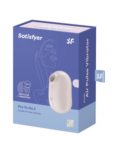 Stimulateur Satisfyer Pro To Go 2 beige