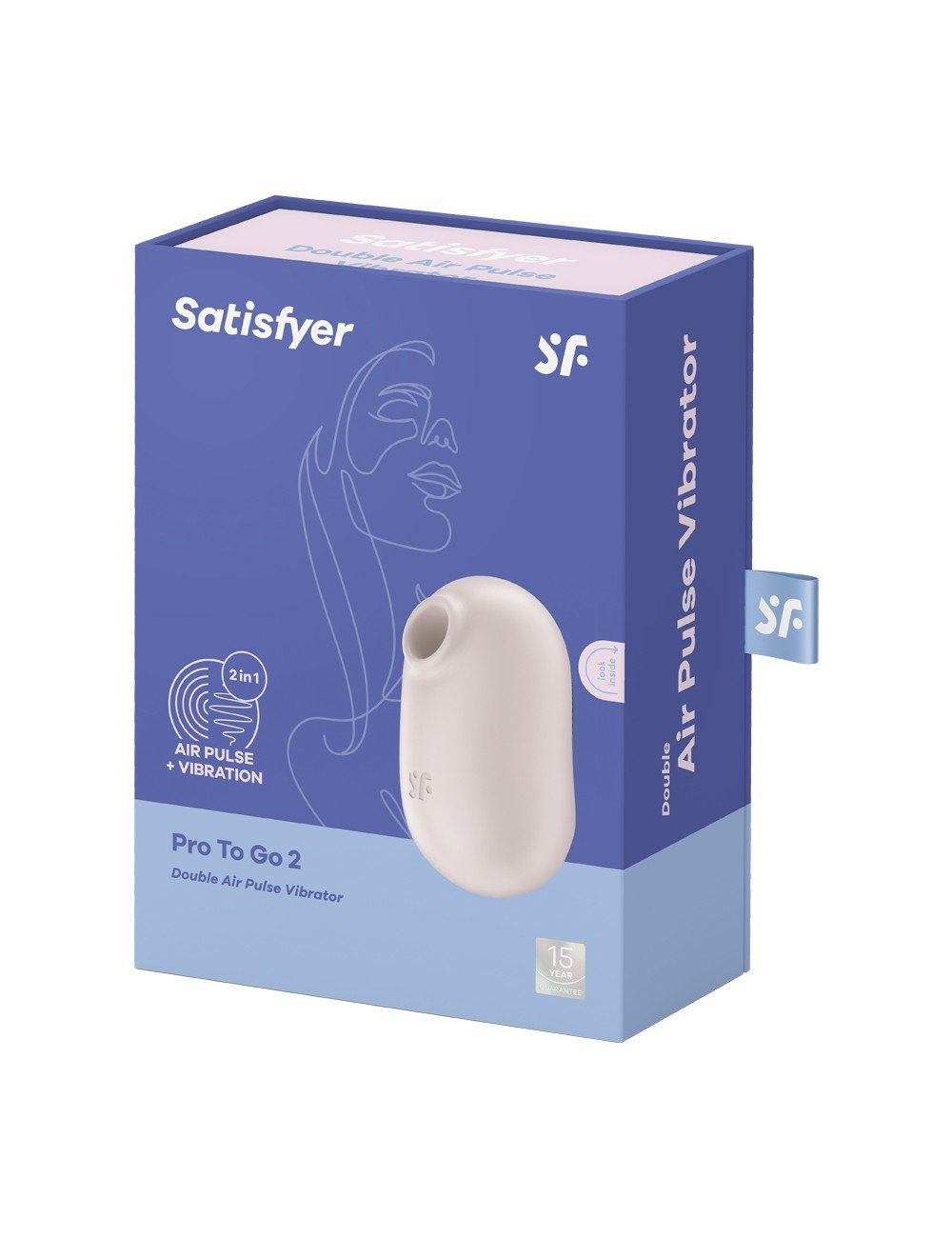 Stimulateur Satisfyer Pro To Go 2 beige