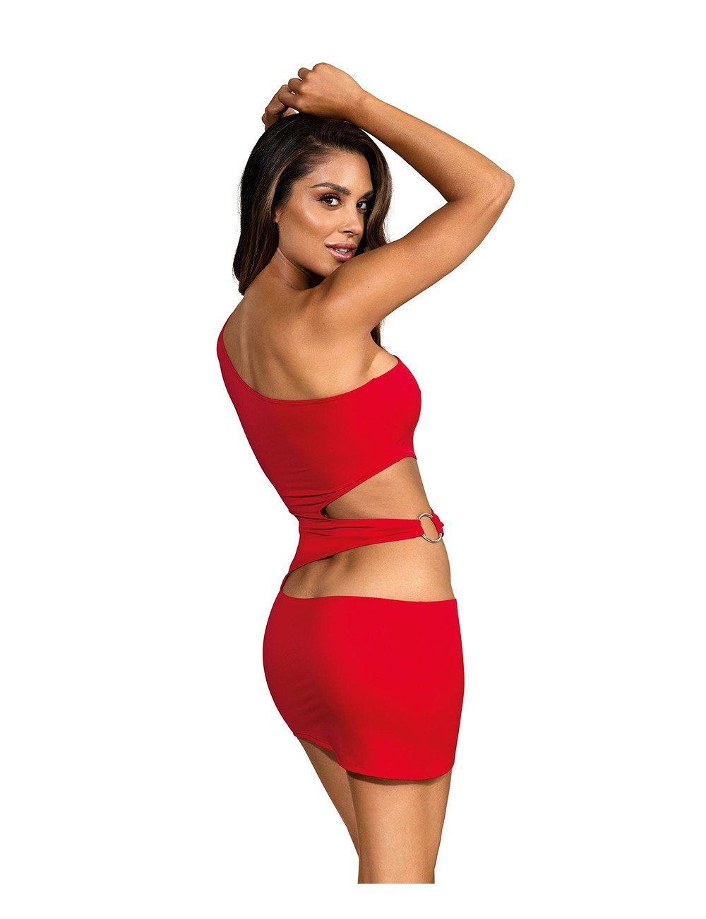 Robe rouge V-9249 - Axami